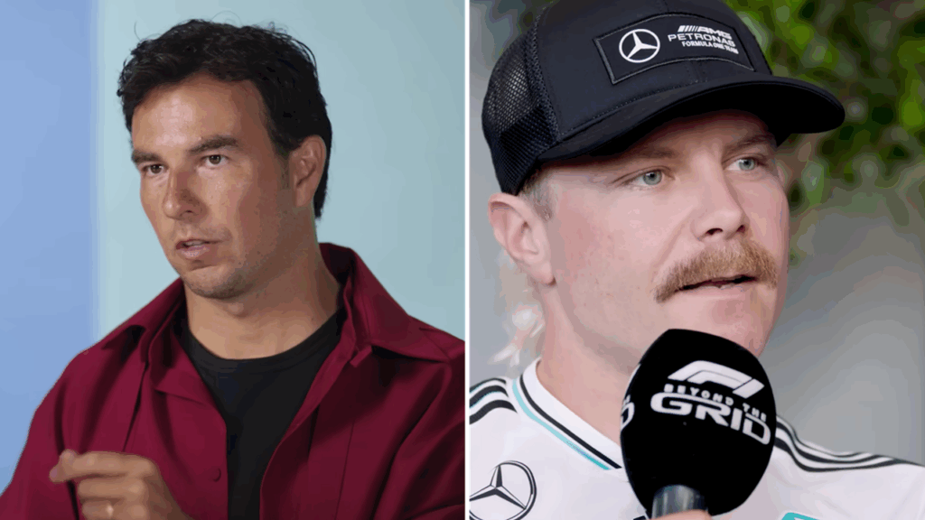 Sergio Perez Valterri Bottas