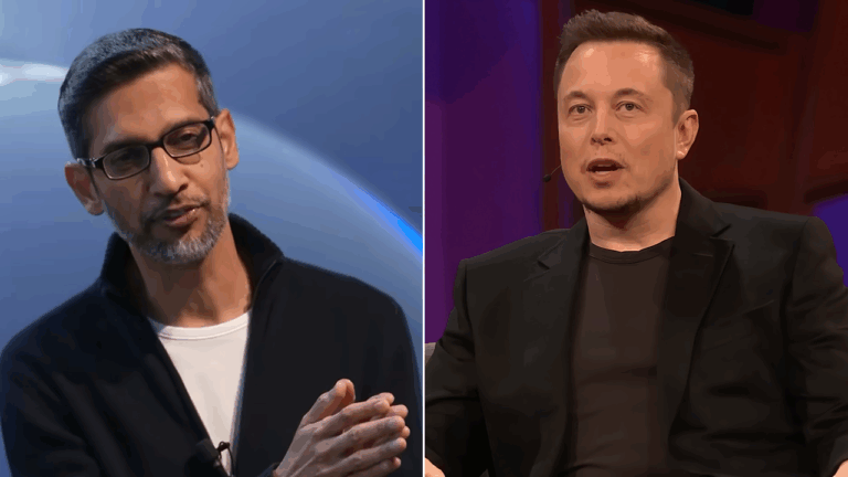 Sundar Pichai Elon Musk