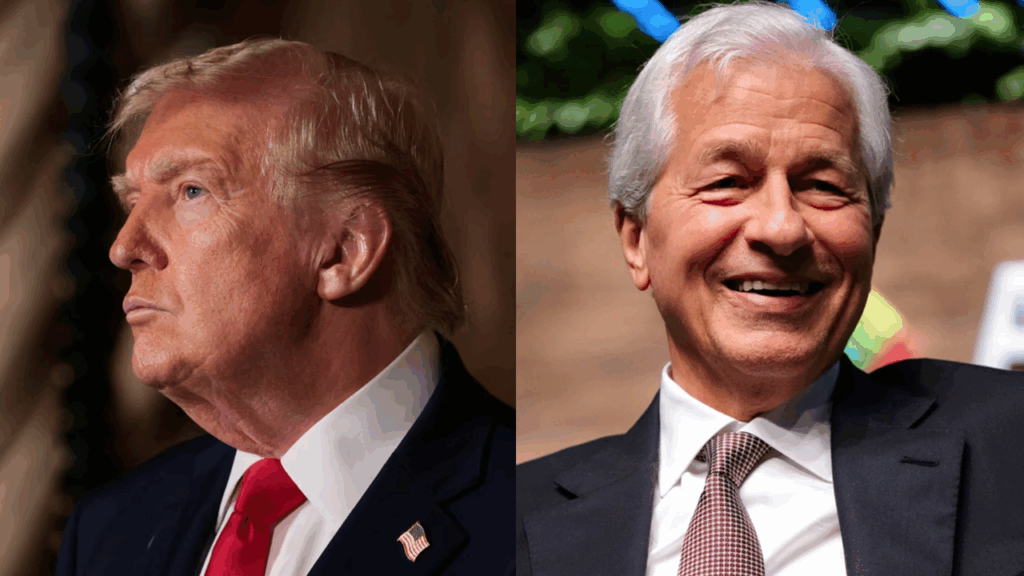 donald trump james dimon