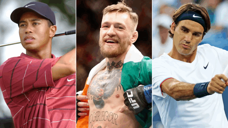 World's Highest Paid Athletes From the Last 15 Years Feat. Tiger Woods and Cristiano Ronaldo 8 Tiger Woods Conor McGregor Roger Federer