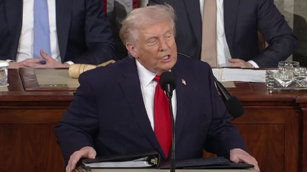 Donald Trump, Who's About to Turn 80, Breaks Bill Clinton’s 25+ Year Old Record During Intense 'State of the Union' Speech 1 Donald Trump SOTU address 2026