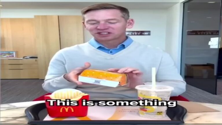 McDonald's burger tasting fail